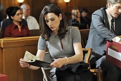Alicia Florrick (Julianna Margulies) au tribunal