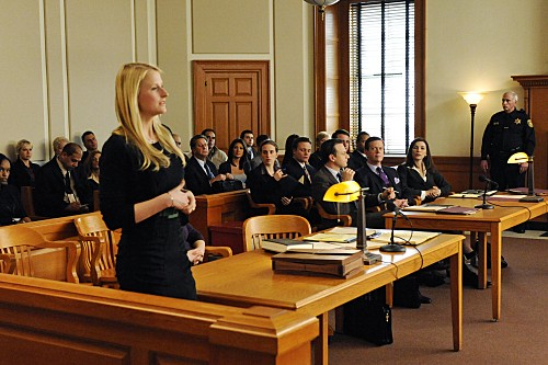 Nancy Crozier (Mamie Gummer) au tribunal